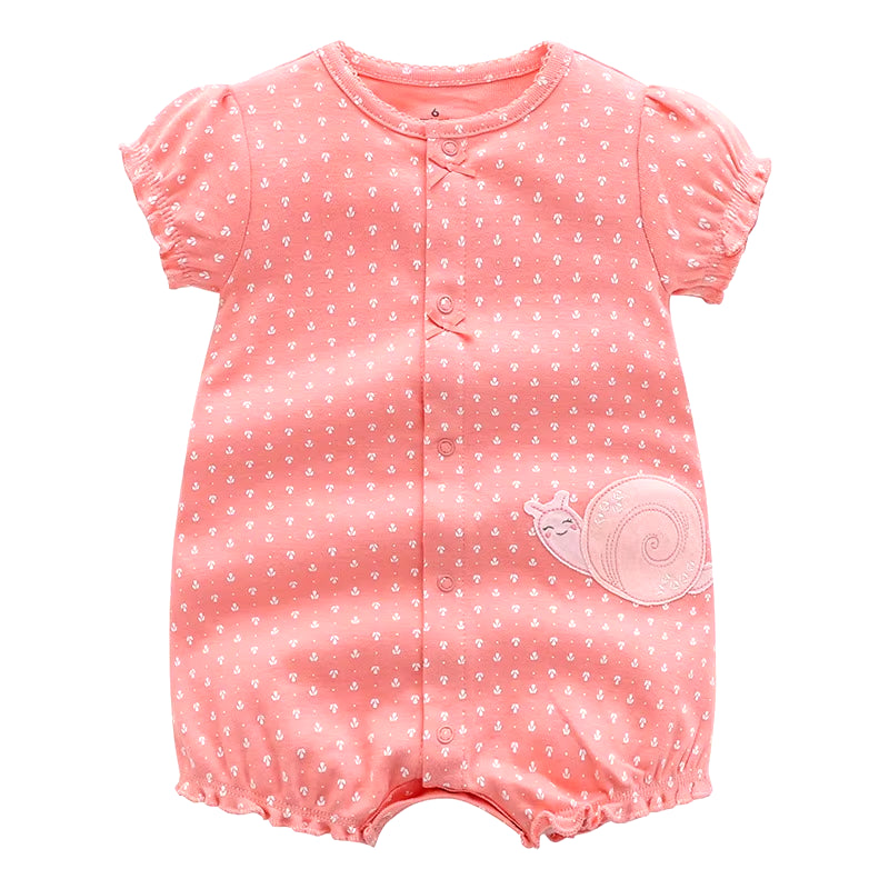 2024 Summer Baby Rompers Baby Girls Clothing 100% Cotton Newborn Baby Boy Clothes Infant Jumpsuits Short Sleeve Kids Clothes
