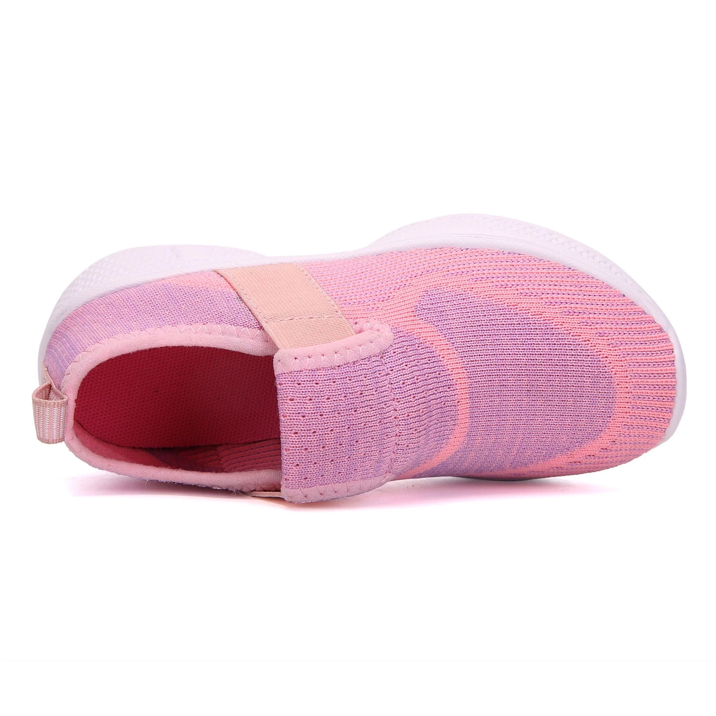 Kids Sneaker Lightweight Slip on Pink Running Shoes Size 10 for Toddler
