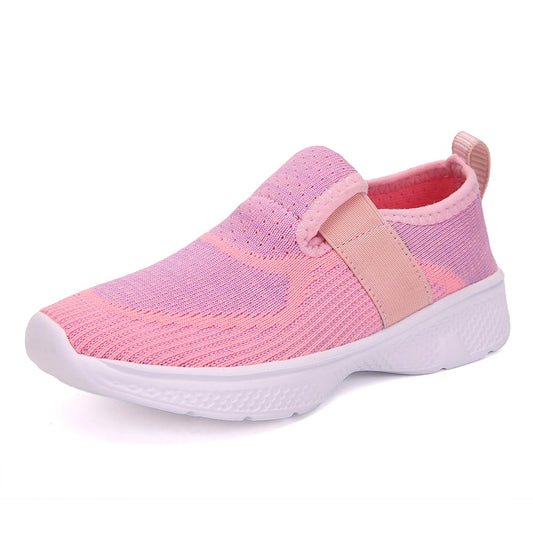 Kids Sneaker Lightweight Slip on Pink Running Shoes Size 10 for Toddler
