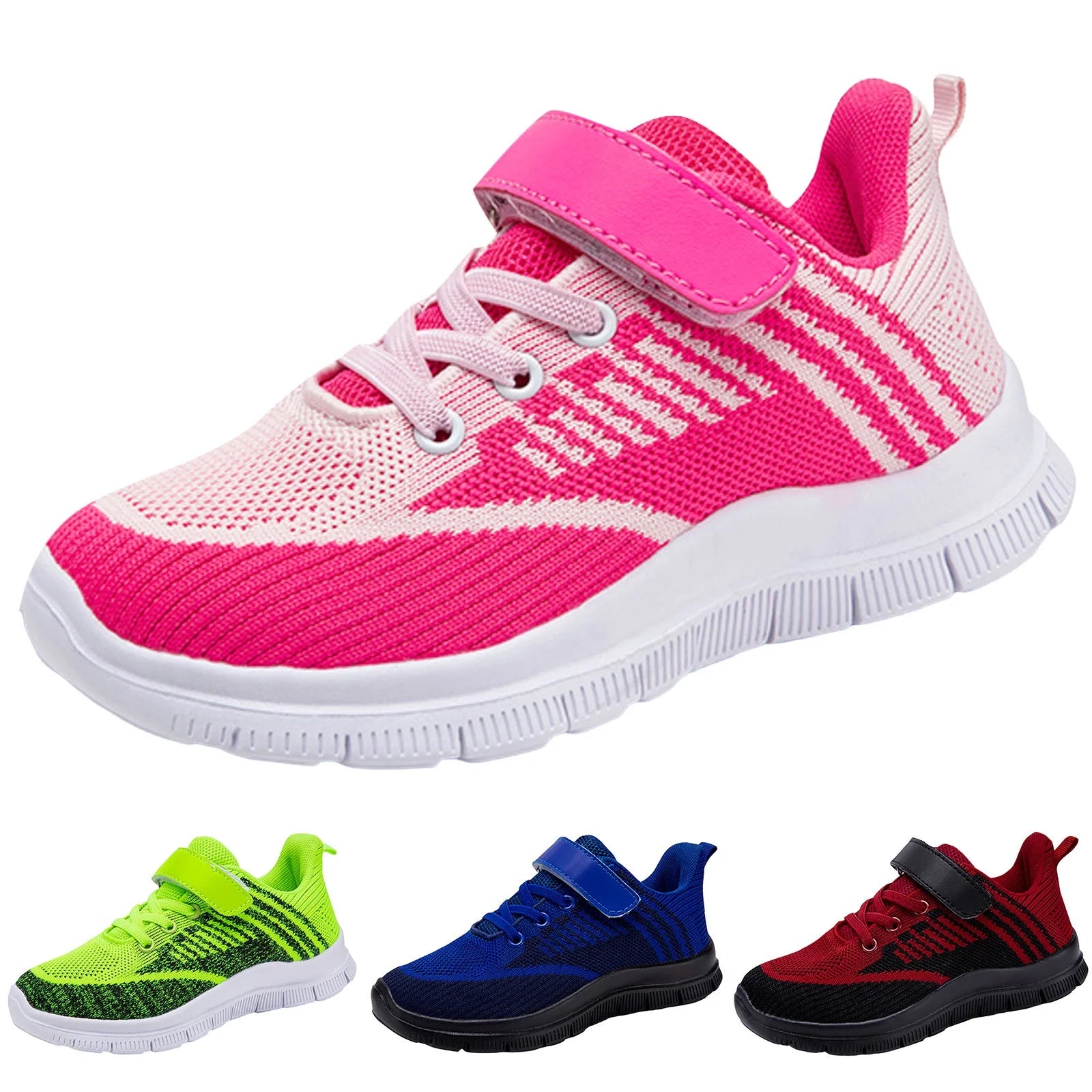 Boys' Sneakers Boys Girls Tennis Shoes Kids Lightweight Walking Shoes Fashion Sneakers for Boys and Girls (Green,7.5)