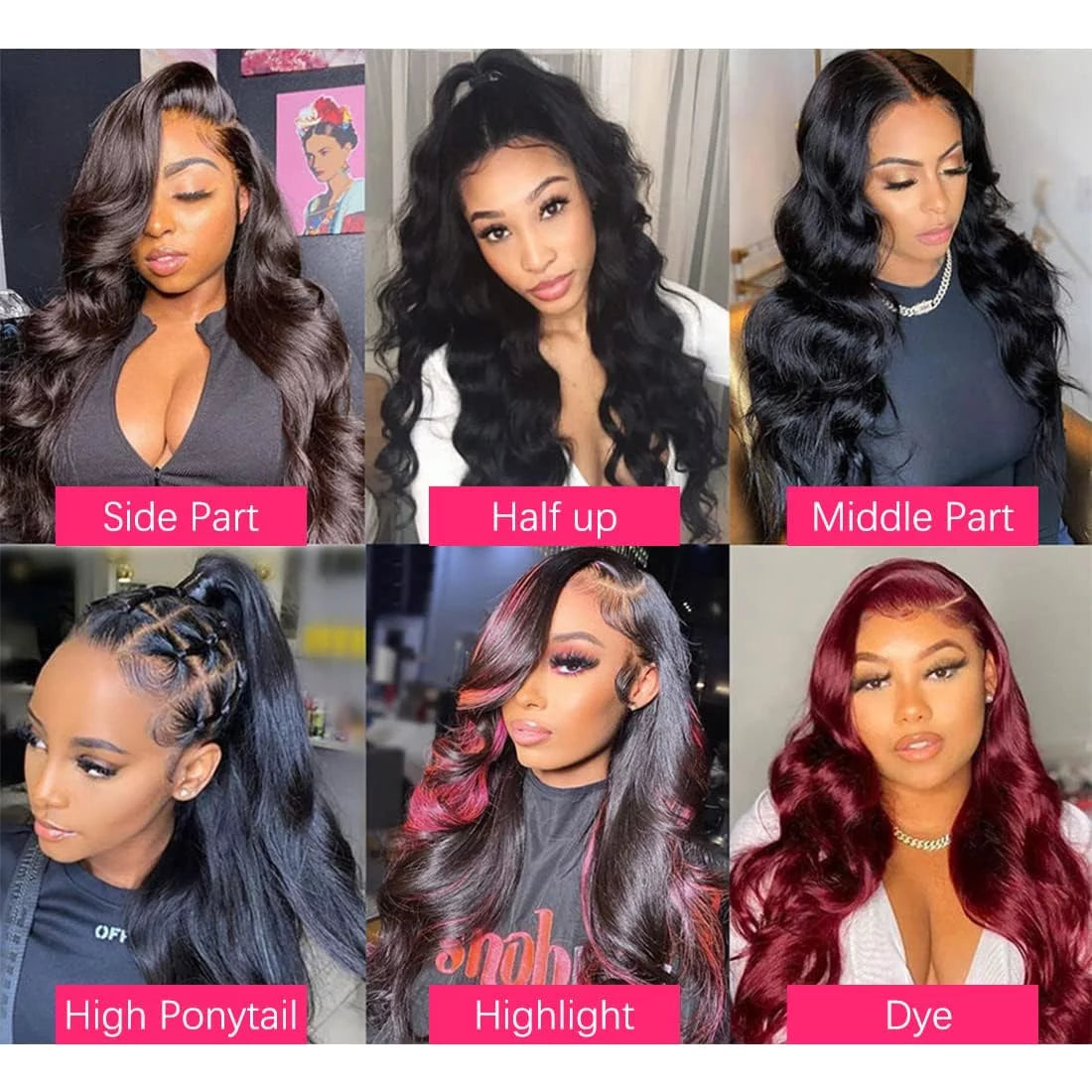 Beauhair Lace Front Wigs Human Hair 13X4 Body Wave Lace Frontal Hair Wig Cheap 250% Density Human Hair Front Lace for Black Women Natural Color 28Inch