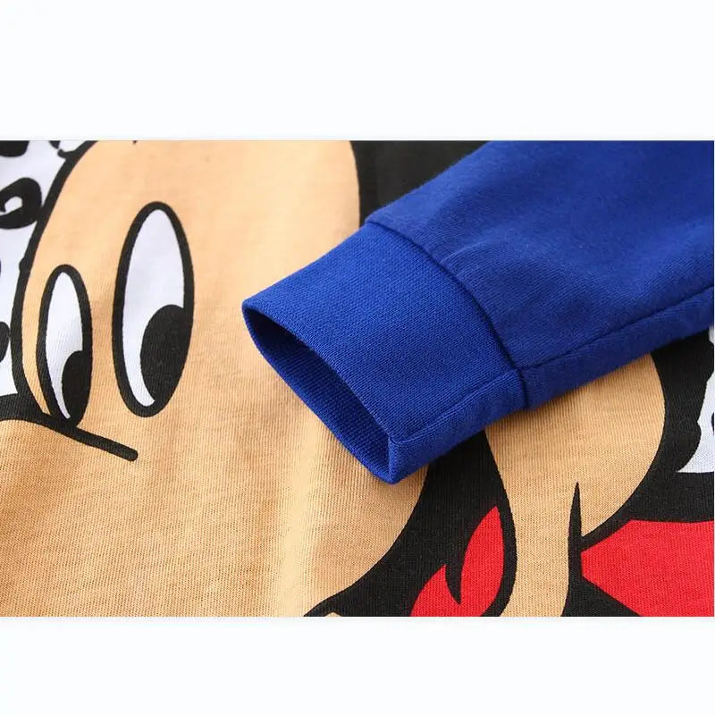 Boys and Girls Costume Set Cotton Clothing Set 2Pcs Kids Clothes Set Spring Toddler Kids Pajamas Minnie Mouse Clothes