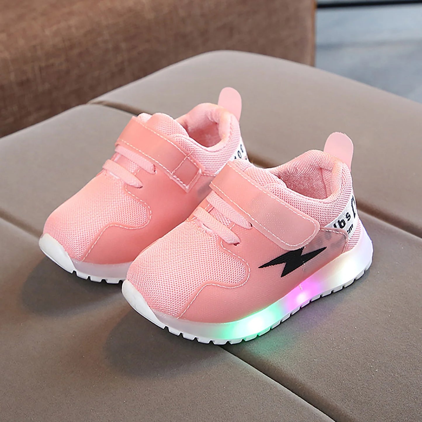 Boys Girls Sneakers Kids Shoes Tennis Running Shoes Athletic Non-Slip Sneakers Big Kid for Girls Boys Light up Shoes Pink,7