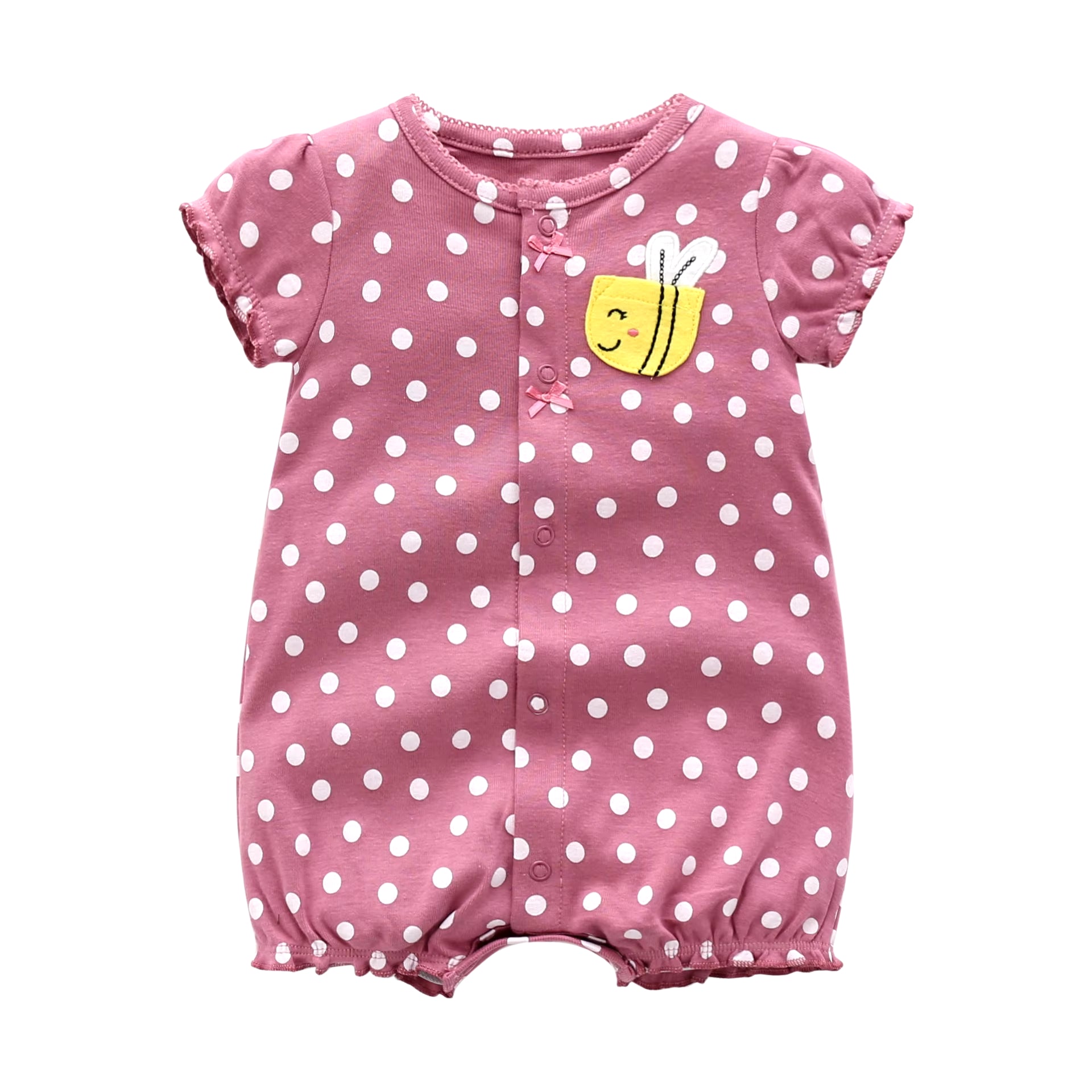 2024 Summer Baby Rompers Baby Girls Clothing 100% Cotton Newborn Baby Boy Clothes Infant Jumpsuits Short Sleeve Kids Clothes