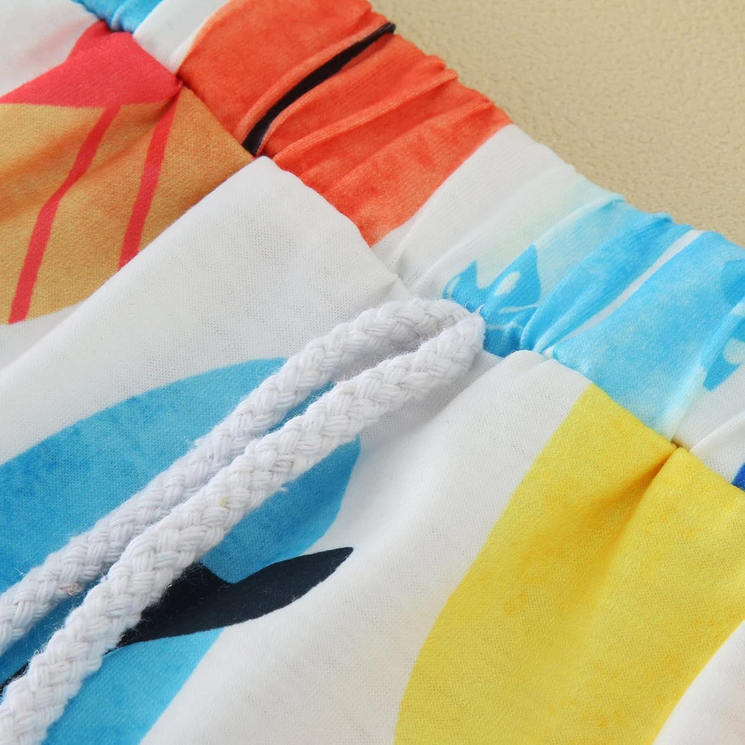 Little Toddler Kids Baby Boys Outfits Summer Sleeveless Letter Print Vest Tops Hawaii Shorts 2Pcs Clothes Sets (Light Blue, 2 Years)