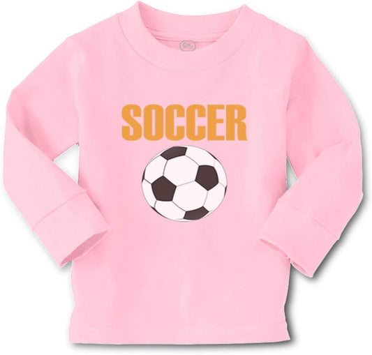 Kids Long Sleeve T Shirt Soccer Soccer Stars Soccer Cotton Girls & Boys Clothes