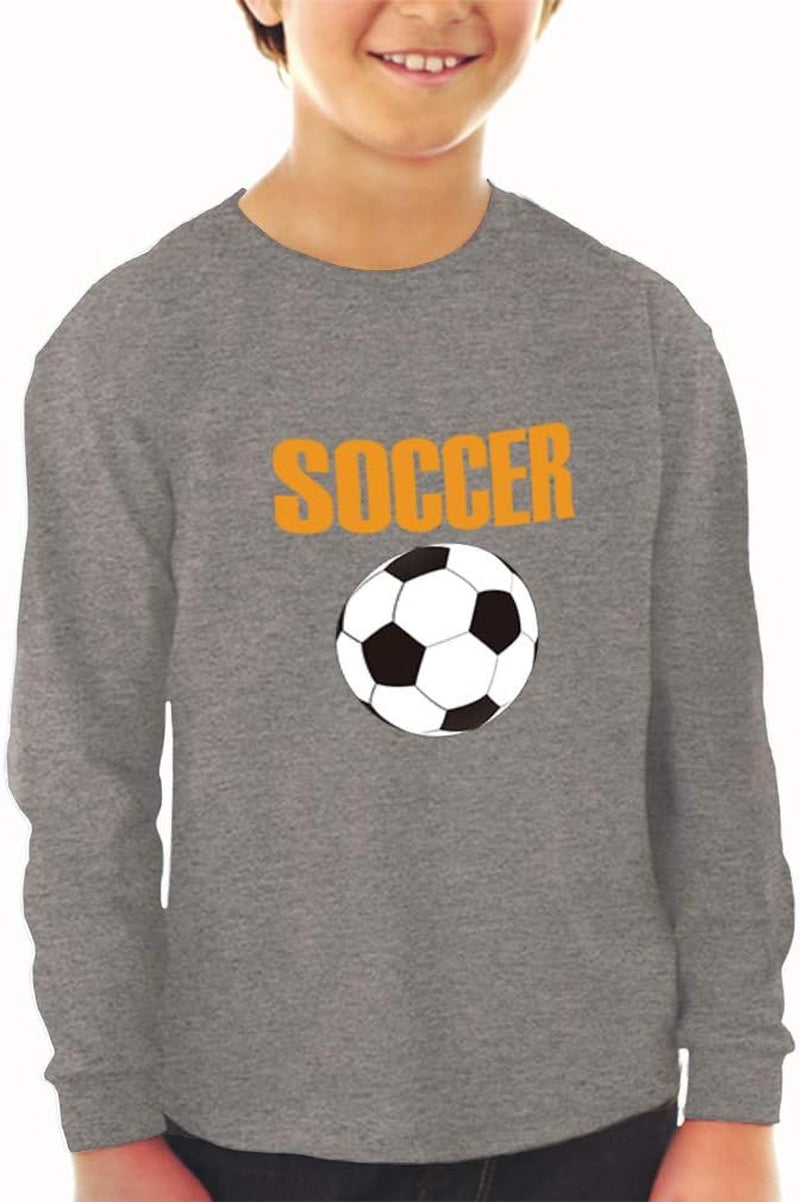 Kids Long Sleeve T Shirt Soccer Soccer Stars Soccer Cotton Girls & Boys Clothes